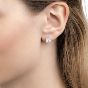 Silver earrings