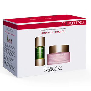 CLARINS НАБОР СРЕДСТВ УХОДА ДЛЯ ЛИЦА ДЛЯ ДЕТОКСА КОЖИ