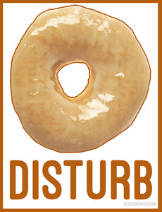 Табличка donut disturb