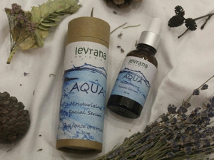 Levrana Natural Aqua Moisturizing Facial Serum Увлажняющая сыворотка для лица для многоуровневой гидратации кожи