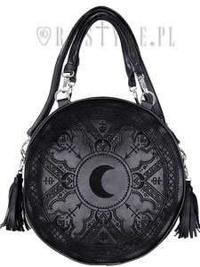 HENNA BLACK ROUND BAG