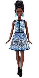 Barbie Fashionistas Doll - Blue Brocade