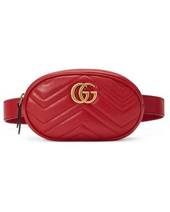 GUCCI Сумка на Пояс GG Marmont matelassé leather