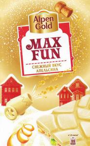 Alpen Gold Max Fun снежный вкус апельсина