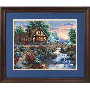 Twilight Bridge Cross Stitch Kit