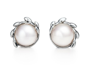 Pearl earrings Olive Leaf di Paloma Picasso