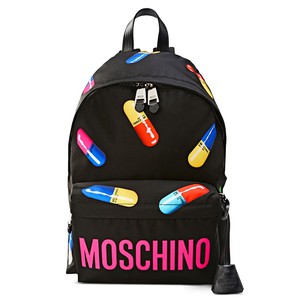 Moschino Tablets Womens Techno Fabric Backpack