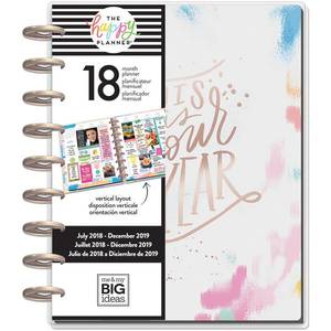 2018 - 2019 Classic Happy Planner - Brushy Brights