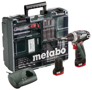 Дрель-шуруповерт metabo PowerMaxx BS 2014 Basic 2.0Ah x2 Case Set2