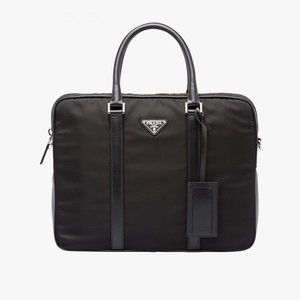 Prada 2VE871 Nylon Briefcase In Black