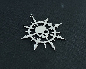 Star of Chaos Undivided with Skull pendant