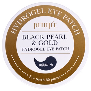 Патчи Petitfee, Black Pearl & Gold Hydrogel Eye Patch, 60 pieces