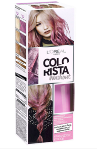 Смываемый красящий бальзам для волос L'Oreal "Colorista Washout" оттенок Лавандовые