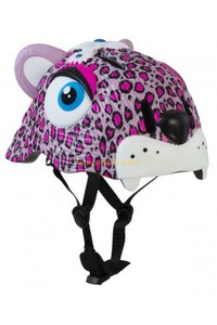 детский защитный шлем Pink Leopard by Crazy Safety New