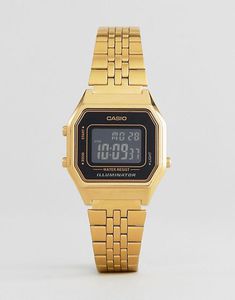 Casio LA680WEGA-1BER black gold/silver gold