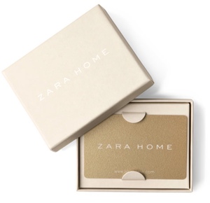 Подарочная карта Zara home