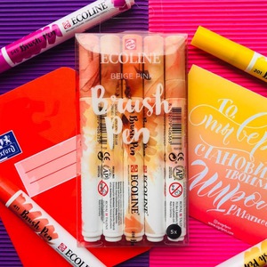 Ecoline Brush pen beige pink