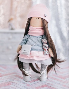 набор для шитья куклы с волосами