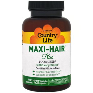 Витамины для волос Country Life "Maxi Hair Plus"