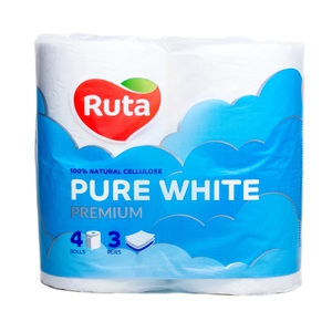 бумага туалетная Ruta Pure White