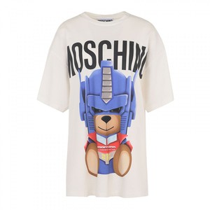 MOSCHINO TRANSFORMER BEAR T-SHIRT WHITE