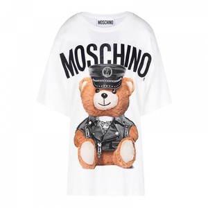 MOSCHINO DRESSED BEAR T-SHIRT WHITE