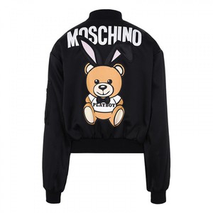 MOSCHINO PLAYBOY BEAR BLAZER BLACK