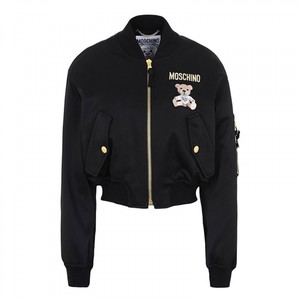 MOSCHINO PAPER BEAR BLAZER BLACK