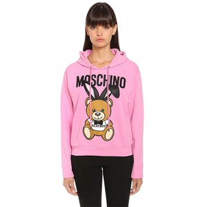 MOSCHINO PLAYBOY BEAR SWEATSHIRT PINK