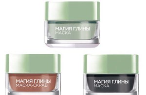 Маски L'oreal Магия глины