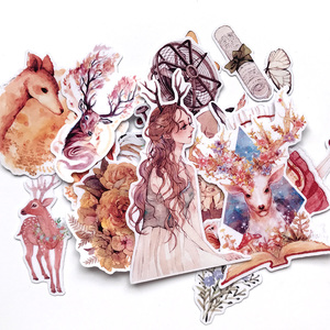 25pcs Self-made fashion girl Scrapbooking Stickers