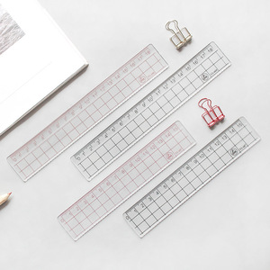 MUJI STYLE 20cm Transparent ruler