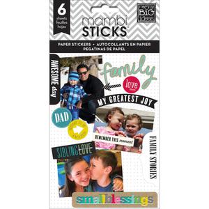 Me & My Big Ideas Pocket Pages Paper Stickers -Family Love