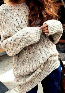 Теплый уютный свитер
