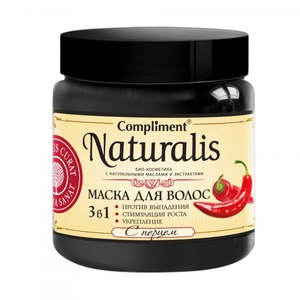 Маска для волос Compliment Naturalis 3 в 1 С Перцем