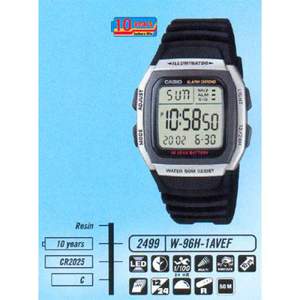 ремешок для часов casio W-96H-1A