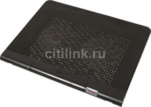 Подставка для ноутбука Buro BU-LCP170-B214 17"398x300x29мм 2xUSB 2x 140ммFAN 926г металлическая сетк