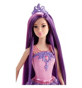 Барби с фиолетовыми волосами