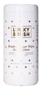 Очищающие бесспиртовые салфетки для кистей Lucky Brush