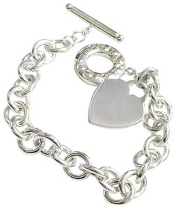 tiffany Heart Tag Toggle Bracelet