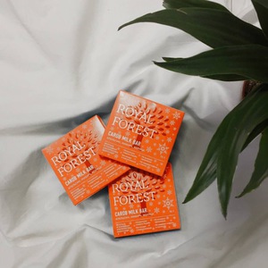 Шоколад из кэроба Royal Forest с апельсином, имбирем и корицей