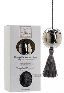 COLLINES de PROVENCE Fragrance Diffuser Tasselled Pomander - Ароматизатор воздуха "Шар с кисточкой", аромат "Драгоценный янтарь"