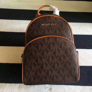 MICHAEL Michael Kors Abbey Logo Backpack Coffee