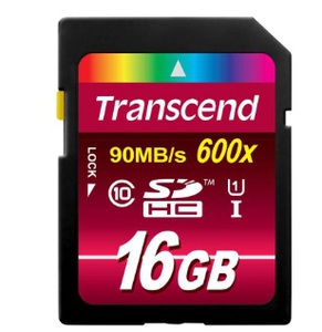 Карта памяти TRANSCEND SDHC 16GB Class 10 UHS-1 Ultimate (TS16GSDHC10U1)