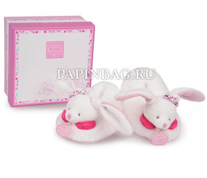 Крольчата Вишенки - теплые и нежные пинеточки для девочки