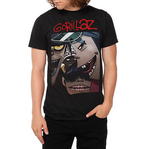 футболка gorillaz