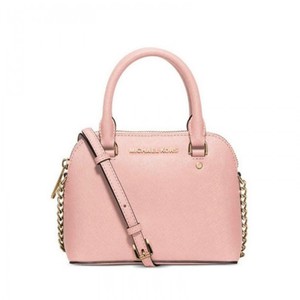 MICHAEL Michael Kors Cindy Small Saffiano Leather Satchel Pink