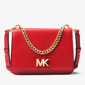 MICHAEL Michael Kors Mott Leather Crossbody Red