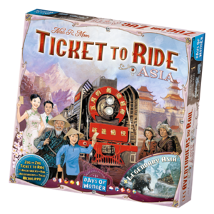 Настольная игра "Ticket to Ride Asia" (Legendary Asia + Team Asia) (дополнение)