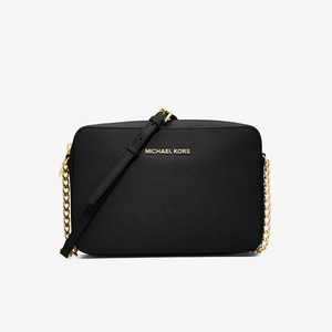 MICHAEL Michael Kors Jet Set Large Saffiano Leather Crossbody Black